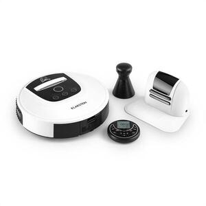 Klarstein Cleanhero, robot porszívó, automata, távvezérlés, fehér kép