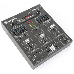 Vonyx STM-2270, 4 csatornás keverőpult, bluetooth, USB, SD, MP3, FX kép