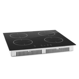 Klarstein Virtuosa, 7000 W, 59 x 52 cm, indukciós főzőlap, beépíthető főzőlap, 4 zóna, üveg kép