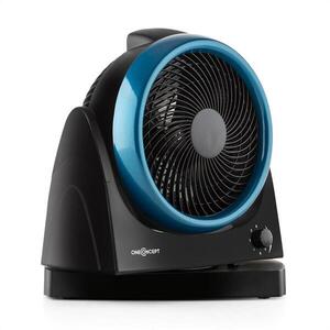 OneConcept Windmaker, fekete-kék, asztali ventilátor, oszcillációs, 25 cm, ventilátor kép