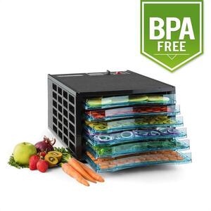 Klarstein Fruit Jerky 6, szárítógép, dehidrátor, 630 W, 6 emelet, BPA mentes kép
