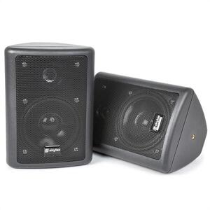 Skytec kétutas sztereó hangfalpár, fekete, max. 75 W, szereléshez szükséges anyagok mellékelve kép