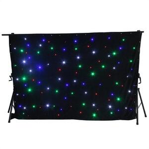Beamz SparkleWall, LED függöny, 96 RGBW LED dióda, 3 x 2 m, controllel távirányító mellékelve kép
