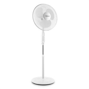 OneConcept White Blizzard 2G álló ventilátor, 41 cm, 50 W, oszcilláció, kerek talpazat, fehér kép