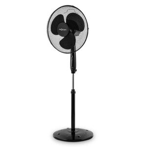 OneConcept Black Blizzard RC 2G, álló ventilátor, 50 W, 41 cm, kerek állvány, távirányító kép
