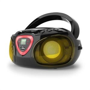 Auna Roadie CD Boombox UKW rádió, Fényjáték, CD lejátszó, Bluetooth 5.0 kép