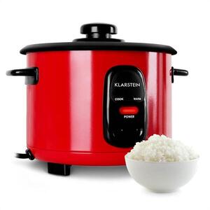 Klarstein Osaka 1, 5, piros, rizsfőző, 500 W, 1, 5 liter, melegen tartó funkció kép