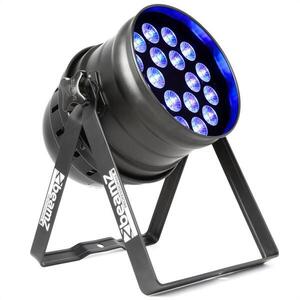 Beamz BPP205 LED PAR reflektor 64, 18 x 15 Wattos 5 az 1-ben LED dióda, RGBAW kép