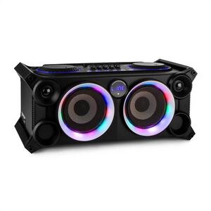 Ibiza SPLBOX200-BK hordozható audiorendszer, 200W, bluetooth USB/SD, line, FM, fekete kép
