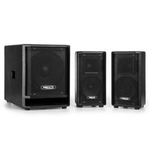 BST KE-10, 750 W, aktív 2.1-es PA hangfal rendszer, 25 cm-es (10“) subwoofer kép