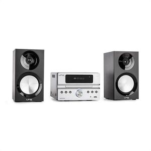 LTC CDM90-SI mikro HiFi sztereó rendszer, 40 W, bluetooth, USB, CD, FM/AM, ezüst kép