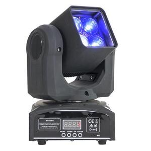 Ibiza LMH410Z Moving Head forgófejes fényeffekt, 4 x 4 az 1-ben, 10 W RGBW LED, Zoom, DMX kép