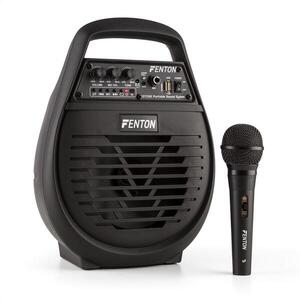 Fenton ST032, mobil PA rendszer, 50 W, bluetooth, MP3, USB, microSD, akkumulátor, mikrofon mellékelve kép