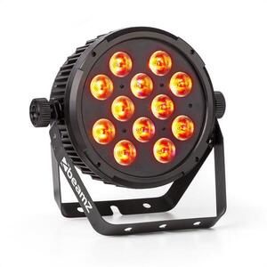 Beamz BT310 FlatPAR reflektor, 12 x 6W 4-in-1 LED, RGBAW, DMX, IR távirányító kép