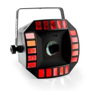 Beamz CUB4 II LED, 2-in1-LED fényhatás, quad derby moonflowerrel, 64 LED, RGBAW kép