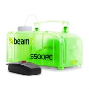 Beamz S500PC füstgép, RGB LED, 500 W, füstfolyadék, átlátszó kép