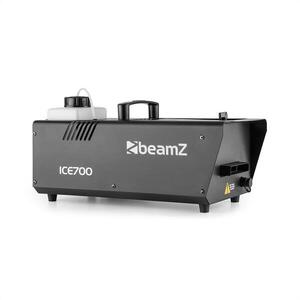 Beamz ICE700 jeges füstgép, talajra alkalmas füstgép, 700 W, 1200 ml tartály, fekete kép