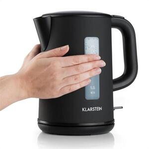 Klarstein Wonderwall vízforraló, 2200W 1, 5L, Cool-Touch, fekete kép