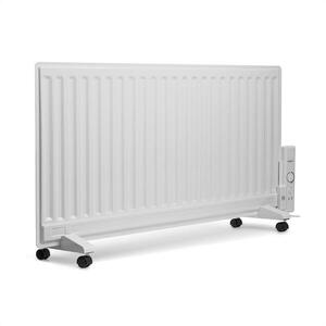 OneConcept Wallander olajradiátor, 1000W, termosztát, olajfűtés, ultra lapos, fehér kép