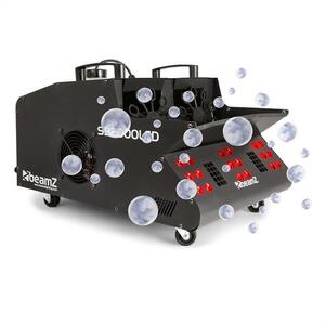 Beamz SB2000LED füstgép + buborékfújó, RGB LED, 2000 W, 1, 35 l tartály, DMX kép