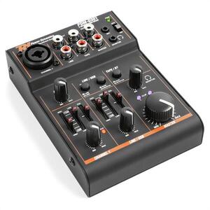 Power Dynamics PDM-D301, 3-csatornás keverőpult, USB keverőpult, fantom töltés kép