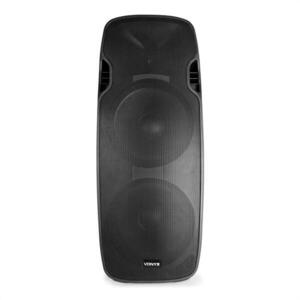 Vonyx AP215ABT, 1200 W, fekete, hi-end aktív hangfal, 2 x 15“-es közép-mélynyomó, USB kép