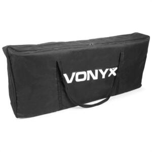 Vonyx DJ-Deck-Stand, hordtáska, 103x46x16cm (SzxMxM), DJ kellékek, fekete kép