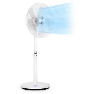 Klarstein Clear Stream, álló ventilátor, 16", 28 W, 3120 m³/h, oszcilláció: 90°, fehér kép