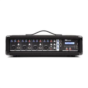 Power Dynamics PDM-C405A 4-CSATORNÁS KEVERŐPULT INTEGRÁLT ERŐSÍTŐVEL, MAX. 800 W, USB ÉS SD SLOT kép