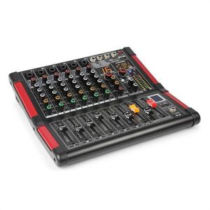 Power Dynamics PDM-M604 KEVERŐPULT, 6 MIKROFON BEMENET, 24-BITES MULTI-FX-PROCESSZOR kép