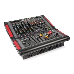Power Dynamics PDM-S804A 8-CSATORNÁS KEVERŐPULT INTEGRÁLT ERŐSÍTŐVEL (2 X 350 W RMS) kép