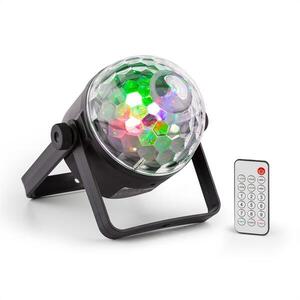 Beamz PLS35 DJ Jellyball, 4 x 3 W vörös, zöld, kék és UV LED diódák, DMX vagy önálló üzemelés kép