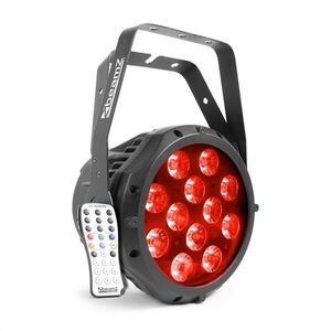 Beamz professional BWA412 Aluminium IP65 LED Par, 12 x 18 W, 6 az 1-ben RGBWA-UV LED dióda kép