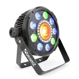 Beamz BX96 PAR 9X9W 6 AZ 1-BEN, RGBW-UV LED, 24XSMD-LED, COB TECHNOLÓGIA, TÁVIRÁNYÍTÓ kép