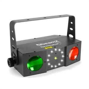 Beamz TERMINATOR IV 3 AZ 1-BEN EFFEKT, MOONFLOWER, LÉZER ÉS STROBE, TÁVIRÁNYÍTÓ kép