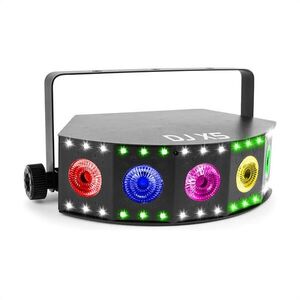 Beamz DJ X5 Array, 5x 10W 4in1 és 30x SMD RGB, DMX- vagy Standalone, fekete kép