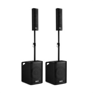 Vonyx VX1050BT, 2.2 aktív hangfal készlet, 1150 W, BT, kocsi, védőborító kép