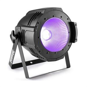 Beamz Professional COB100UV PAR, UV LED, 100 W, DMX vagy önálló mód, fekete kép