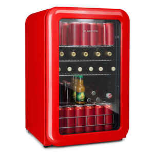 Klarstein PopLife, italhűtőszekrény, 115 liter, 0 - 10°C, retro kivitel, piros kép