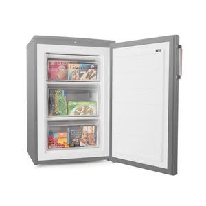 Klarstein Garfield XL Eco+, fagyasztószekrény, 80 l, 3 fiók, inox hatás, ezüst kép