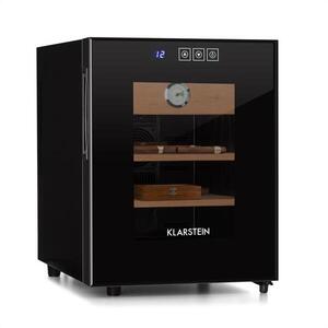 Klarstein El Presidente 33, humidor, 50 W, érintőpanel, bükkfa, 33 l, LED, fekete kép