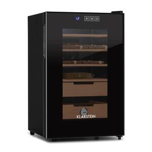 Klarstein El Presidente 65, humidor, 70 W, érintőpanel, bükkfa, 65 l, LED, fekete kép