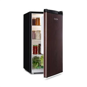 Klarstein Feldberg, hűtőszekrény, 90 liter, A+ energiahatékonysági osztály, MirageCool Concept, fa formatervezés, fekete kép