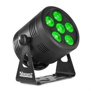 Beamz Professzionális BBP66 Uplight PAR, LED reflektor, 6 W, 4 az 1-ben RGBW LED, fekete kép