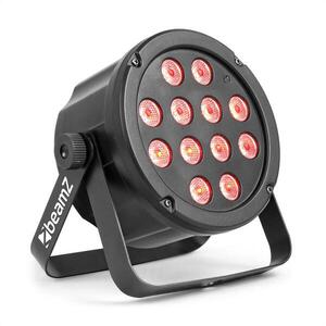 Beamz SlimPar 35, LED reflektor, 12x 3W 3v1 RGB LED, DMX/Standalone, fekete kép