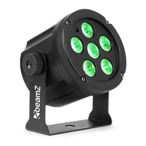Beamz SlimPar 30, LED reflektor, 6 x 3 W 3 az 1-ben RGB LED diódák, távirányító, fekete kép