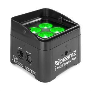 Beamz TP 46 Truss Par, uplight reflektor, 4 x 4 W 4 az 1-ben LED dióda, RGB-UV, 9 DMX csatorna kép