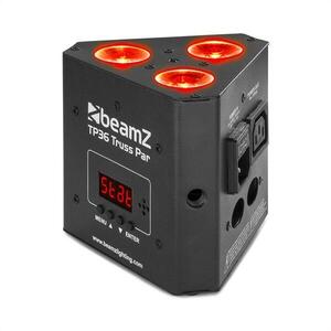 Beamz TP 36 Truss Par, uplight reflektor, 3 x 4 W 4 az 1-ben LED dióda, RGB-UV, LED kijelző kép