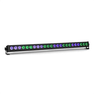 Beamz LCB244, LED fénycső, 100 W, 24 x 3 az 1-ben LED diódával 8 szegmensben, 6, 9, 16, 30, 58 DMX csatorna kép