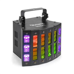 Beamz Magic 1, Derby, stroboszkóp-/UV-fényeffekt, 7 DMX csatorna, fekete kép